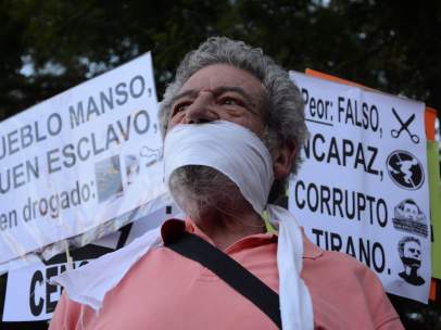 Protesta contra la 'Ley Mordaza'