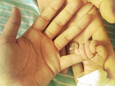 Raquel del Rosario presenta a su hijo Leo.