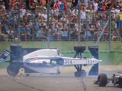 Accidente de Felipe Massa en el GP de Alemania