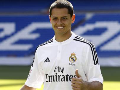 El Real Madrid presenta a Chicharito Hernández