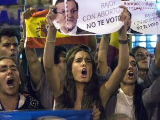 Protesta contra el aborto
