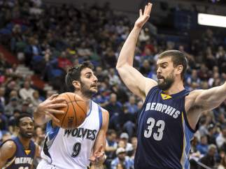 Ricky Rubio y Marc Gasol