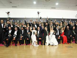 Brindis final en los Goya