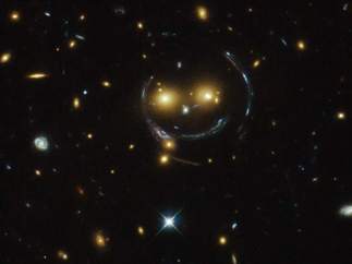 Un 'smiley' en el espacio