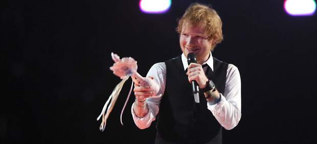 Ed Sheeran en los Brit Awards