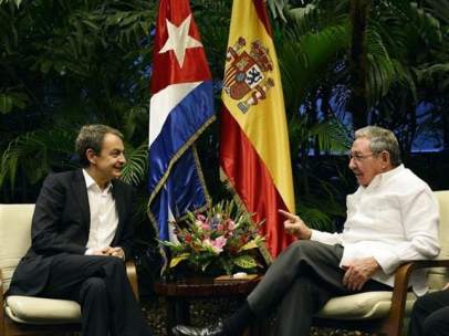 Raúl Castro se reúne con Zapatero