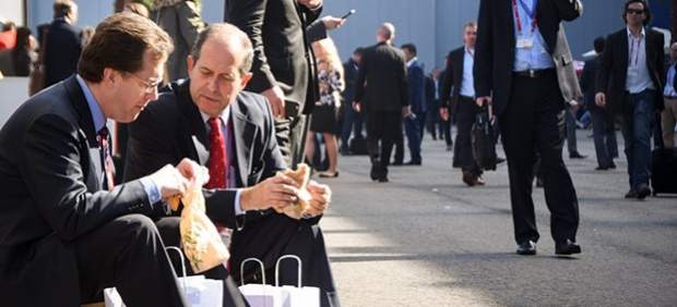 Comer en el Mobile World Congress