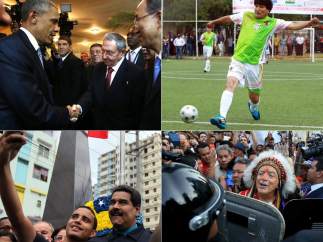 Momentos de la Cumbre de las Américas de Panamá