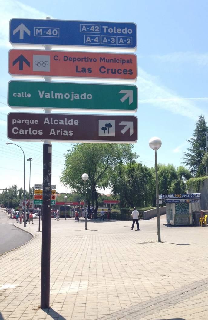Indicaciones para el Parque Carlos Arias Navarro