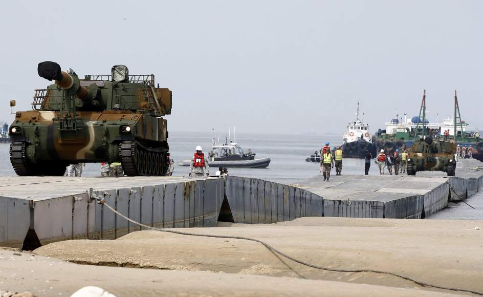 Maniobras militares en Corea del Sur