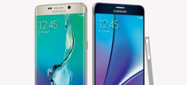 Samsung NOTE 5 y Samsung Galaxy S6 Edge Plus