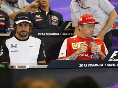 Alonso, Raikkonen, Hamilton en GP Bélgica