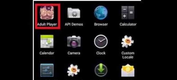 La aplicación maliciosa 'Adult Player'
