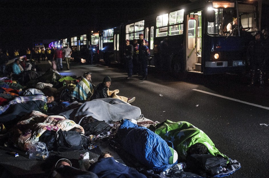 Refugiados en Hungría 