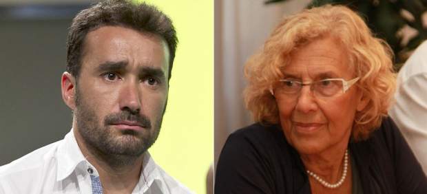 Juanma Castaño y Manuela Carmena