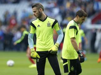 David De Gea e Iker Casillas.