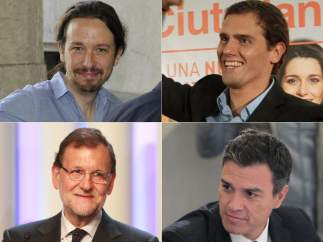 Podemos, Ciudadanos, PP y PSOE