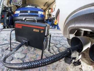 Test de emisiones de gases