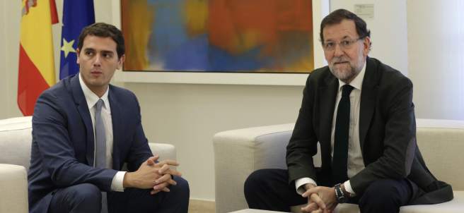 Rajoy y Rivera, en Moncloa