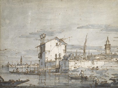 Giovanni Antonio Canal, known as Canaletto (1697‒1768) - An Island in the Lagoon