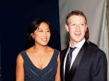 Mark Zuckerberg y su esposa Mark Zuckerberg y su esposa