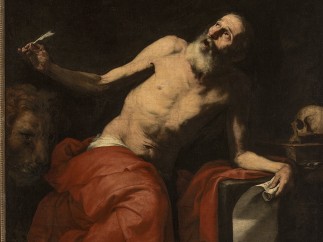 José de Ribera (1591–1652) - Saint Jerome and the Angel, 1626