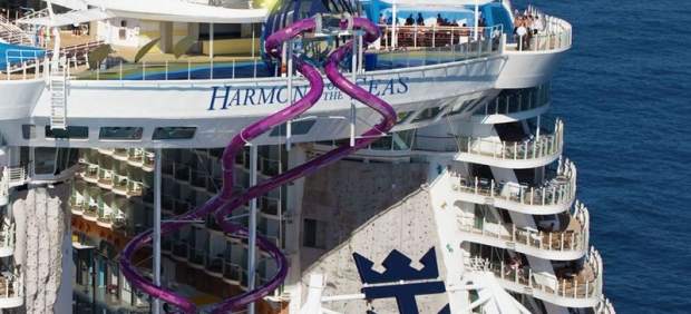 El tobogán del Harmony of the Seas El tobogán del Harmony of the Seas