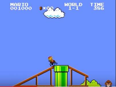 Mario Bros en silla de ruedas