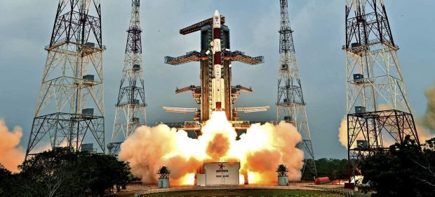 Lanzamiento de un satélite indio