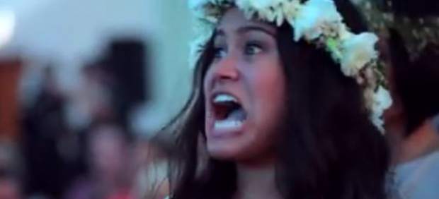 Haka en una boda