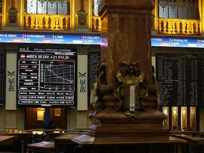 Bolsa de Madrid.