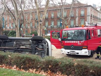 Accidente en el Paseo del Prado