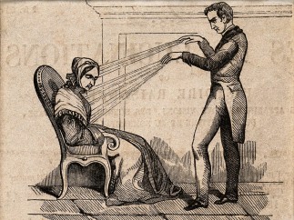 A Practitioner using Mesmerism
