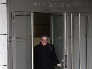 Jordi Pujol Ferrusola a la salida de la Audiencia Nacional.