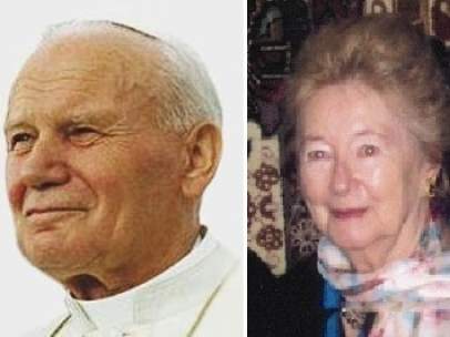 Juan Pablo II y Anna-Teresa Tymieniecka