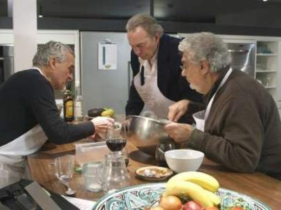 Plácido Domingo en la casa de Bertín Osborne