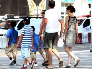 Familia por la calle