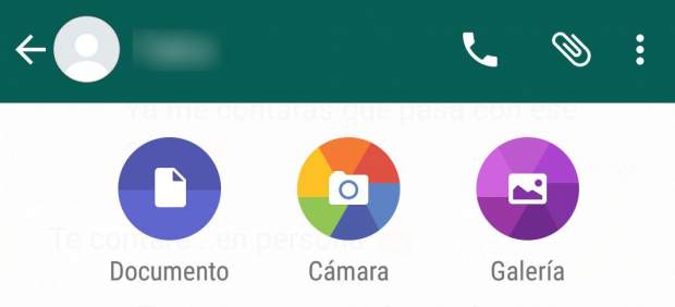 Whatsapp ahora también permite enviar documentos