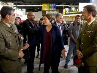 Ada Colau, en el Salón de la Enseñanza