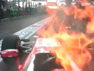 Accidente de Raikkonen