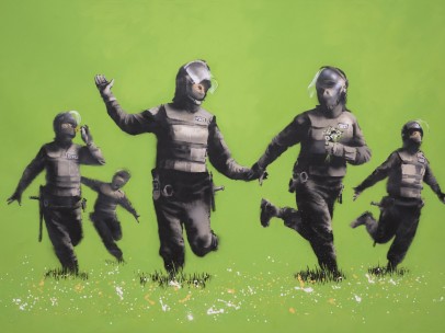 BANKSY - BEANFIELD, 2009