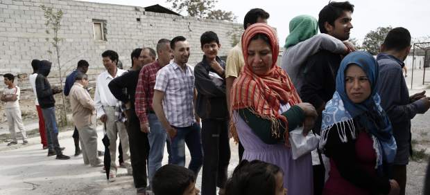 Refugiados en Grecia