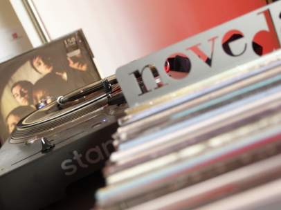Tienda de discos de vinilo