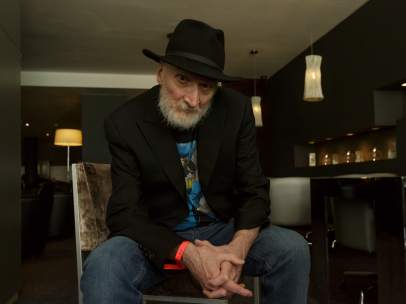 Frank Miller, el autor de cómics como 'Batman', '300' o 'Elektra', durante su visita a Barcelona con motivo del 34 Salón del Cómic.