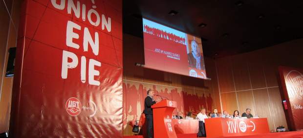 Pepe Álvarez participa en el Congreso de UGT Asturias