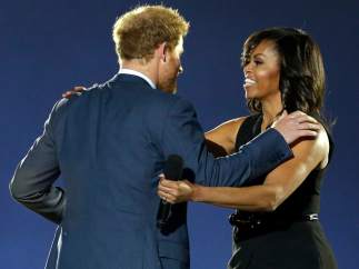 Michelle Obama y Enrique de Inglaterra