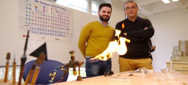 Taller de vidrio en la Universidad de Oviedo