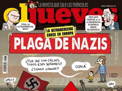 Portada de 'El Jueves' sobre el movimiento neonazi.