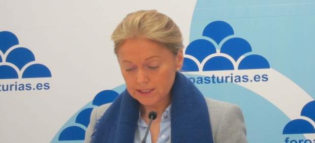 La presidenta de Foro Asturias, Cristina Coto