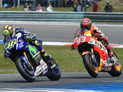 Valentino Rossi y Marc Marquez
